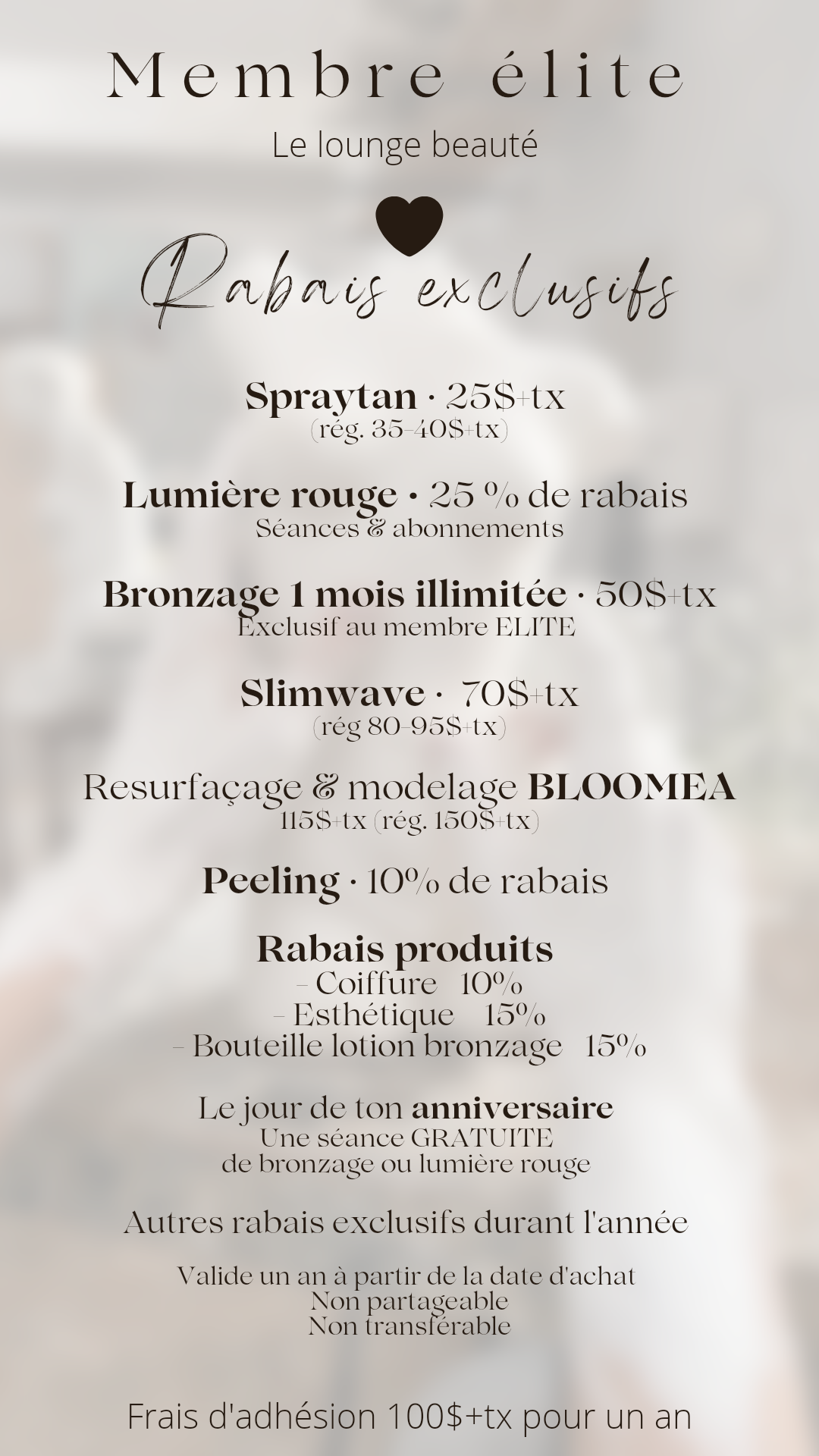 Carte de membre ELITE