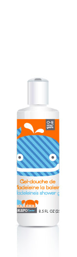 Madeleine la baleine le gel-douche pour le corps