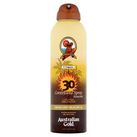 Sunscreen Continuous Spray with Bronzer FPS 30